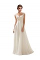 V-Neck Lace Wedding Dress On Chiffon for Sale