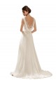 V-Neck Lace Wedding Dress On Chiffon for Sale
