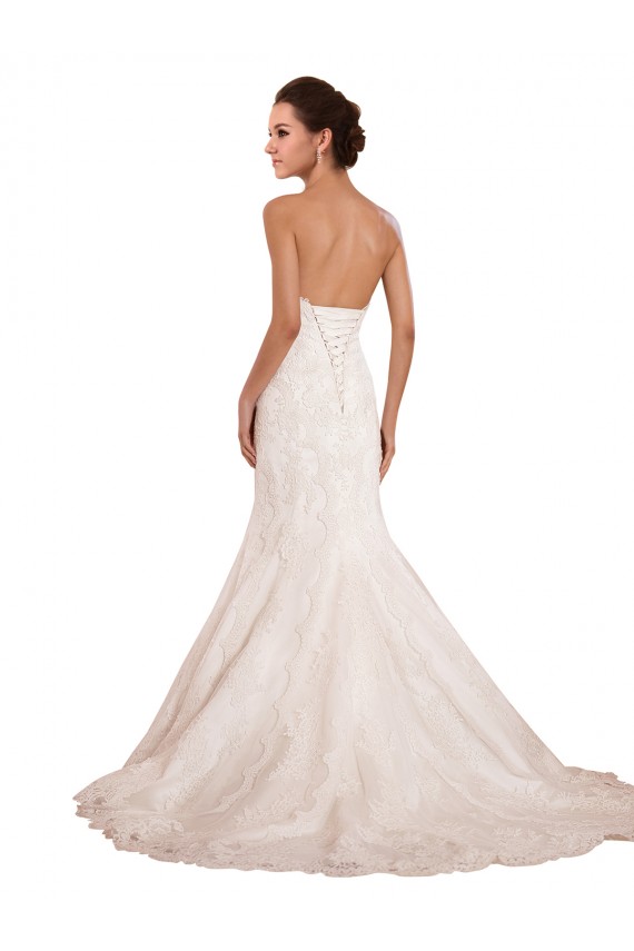 Sweetheart Neckline Sexy Mermaid Lace Wedding Dress for Sale