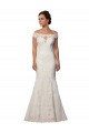 Modern Off the Shoulder Mermaid Lace Wedding Dress for Sale