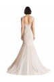 V-Neck Mermaid Tulle Wedding Dress for Sale