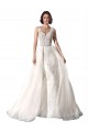 Sweetheart Fit and Flare Tulle Lace Wedding Dress for Sale
