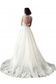 Sweetheart Fit and Flare Tulle Lace Wedding Dress for Sale