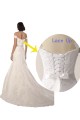 Off the Shoulder Mermaid Lace Beach Wedding Dress with Beaded Belt for Sale