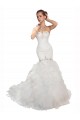 Sweetheart Mermaid Cascading Organza Wedding Dress for Sale