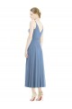 Short Tea Length Chiffon Bridesmaid Dress for Sale