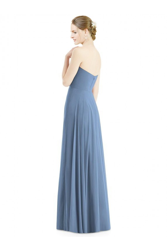 Strapless Sweetheart Chiffon Bridesmaid Dress for Sale