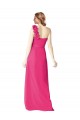 Full Length One Shoulder Chiffon Bridesmaid Dress for Sale