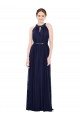Vintage Full-Length Sleeveless Chiffon Bridesmaid Dress  for Sale