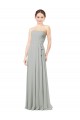 Delicately Draped Chiffon Bridesmaid Dress for Sale