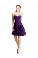 Draped Chiffon Long Sweetheart Cocktail Bridesmaid Dress for Sale