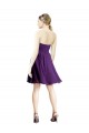 Draped Chiffon Long Sweetheart Cocktail Bridesmaid Dress for Sale
