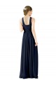 High V-Neck Floor Length Chiffon Bridesmaid Dress for Sale