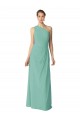 Long Chiffon One Shoulder Full Length Bridesmaid Dress for Sale