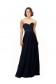 Long Chiffon Sweetheart Neckline Bridesmaid Dress with Beading for Sale