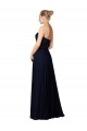 Long Chiffon Sweetheart Neckline Bridesmaid Dress with Beading for Sale