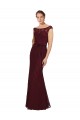Lace Bridesmaids Dress with Matching Satin Tie Sash for Sale