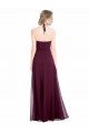 Full Length Chiffon Bridesmaid Dress with Halter Top for Sale