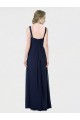 Long Chiffon Bridesmaid Dress with Sweetheart Neckline and Shoulder Straps for Sale