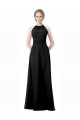 Full Length Chiffon Sweetheart Bridesmaid Dress with An Illlusion Overlay for Sale
