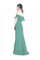 Off the Shoulder Bohemian Chiffon Bridesmaid Dress for Sale