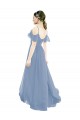 Pleated One Shoulder A-Line Chiffon Bridesmaid Dress for Sale