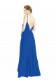 Sleeveless Surplice Chiffon Bridesmaid Dress with Spaghetti Straps for Sale