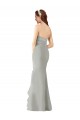 Strapless Chiffon Bridesmaids Dress with Sweetheart Neckline for Sale