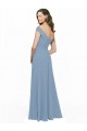 Chiffon Bridesmaid Dress with Classic Off the Shoulder Neckline for Sale