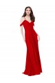 Cold Shoulder Chiffon Bridesmaid Dress for Sale