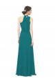 One Shoulder Chiffon Bridesmaids Dress with Scarf Tie Neckline for Sale