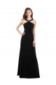 Chiffon A-Line Bridesmaid Dress with Criss Cross Halter Top for Sale