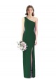 One Shoulder Chiffon Trumpet Bridesmaid Dress for Sale