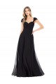 Sweetheart Cap Sleeves Chiffon Bridesmaid Dress for Sale