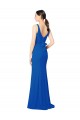 Low Back Sleeveless Chiffon Bridesmaid Dress with Side Slit for Sale