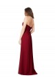 Draped Sweetheart Long Grecian Inspired Chiffon Bridesmaid Dress for Sale