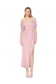 Mermaid Cold Shoulder Short Knee Length Chiffon Bridesmaid Dress / Formal Prom Dress for Sale