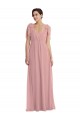 Empire Waist Long Halter Maxi Bridesmaid Dress for Sale