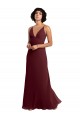 Notched Neckline Empire Waist Chiffon Slip Bridesmaid Dress for Sale