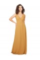 Boho Chiffon Bridesmaid Dress with Tied Straps for Sale