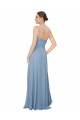 Draped Sweetheart Chiffon Bridesmaid Dress with Front Slit for Sale