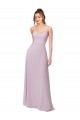Sweetheart Tie-Back Chiffon Bridesmaid Dress for Sale