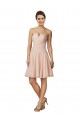 Lace and Chiffon Bridesmaid Dress / Cocktail Dress with Unique Neckline for Sale