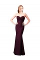 Fitted Long Lace Bridesmaid Dress with Sweetheart Neckline for Sale