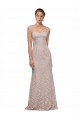 Sweetheart Neckline Cap Sleeves Lace Bridesmaid Dress / Prom Dress with Twist for Sale