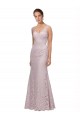 Lace V-Neckline Long Full Length Bridesmaid Dress / Prom Dress for Sale