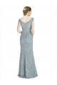 Off the Shoulder Mermaid Lace Bridesmaid Dress / Prom Dress with Cap Sleeves for Sale