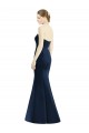 Long Mermaid Full Length Strapless Satin Bridesmaid Dress for Sale