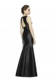 Full Length Mermaid Long Satin Bridesmaid Dress with Keyhole Back for Sale