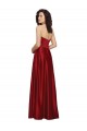 Strapless Satin Bridesmaids Dress with Beaded Pocket and Soft Pleating for Sale